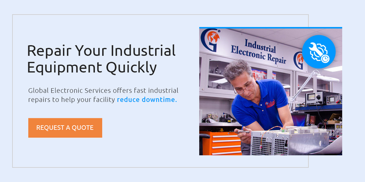 Request a quote to repair your industrial equipment.