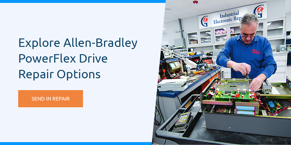 Send in repair for allen bradley powerflex drives.