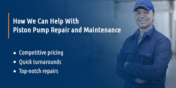 how Global Electronic Services helps with piston pump repair