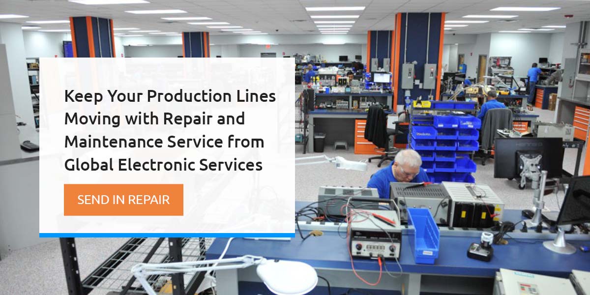 Send in repair to keep production lines moving.
