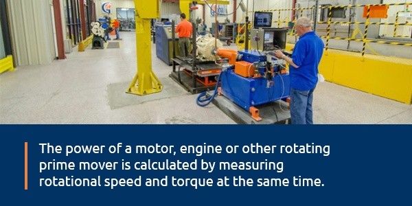 Worker Dynamometer Testing Electric Motor