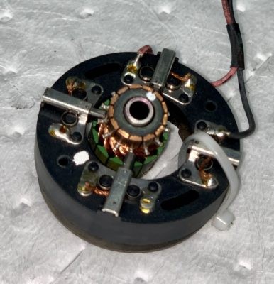 Tachometer for servo motor feedback