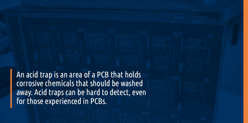 Causes of Acid Traps in Printed Circuit Boards