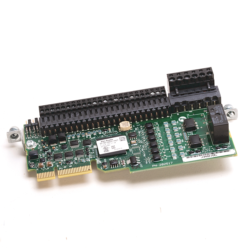 Allen-Bradley 20-750-2263C-1R2T Allen-Bradley PowerFlex 750 24V Tran IO Option module https://gesrepair.com/wp-content/uploads/2020/AB_Images/Allen-Bradley_20-750-2263C-1R2T.jpg