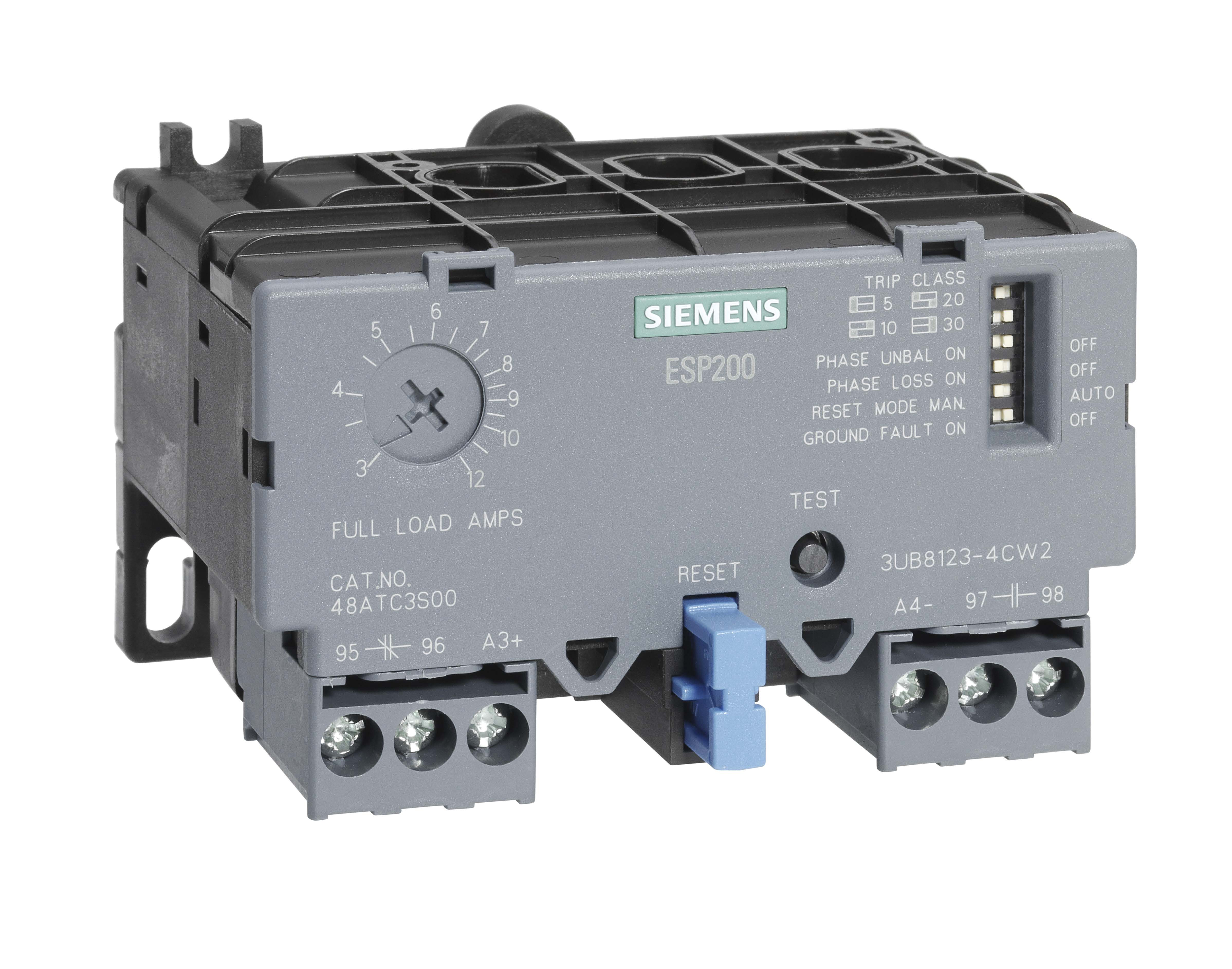 Siemens Controls 3UB81234CW2 3UB81234CW2: Siemens Controls Overload Relay,3-12Amps,3Ph,ESP200 https://gesrepair.com/wp-content/uploads/2020/AB_Images/Siemens%20Controls_3UB81234CW2.jpg