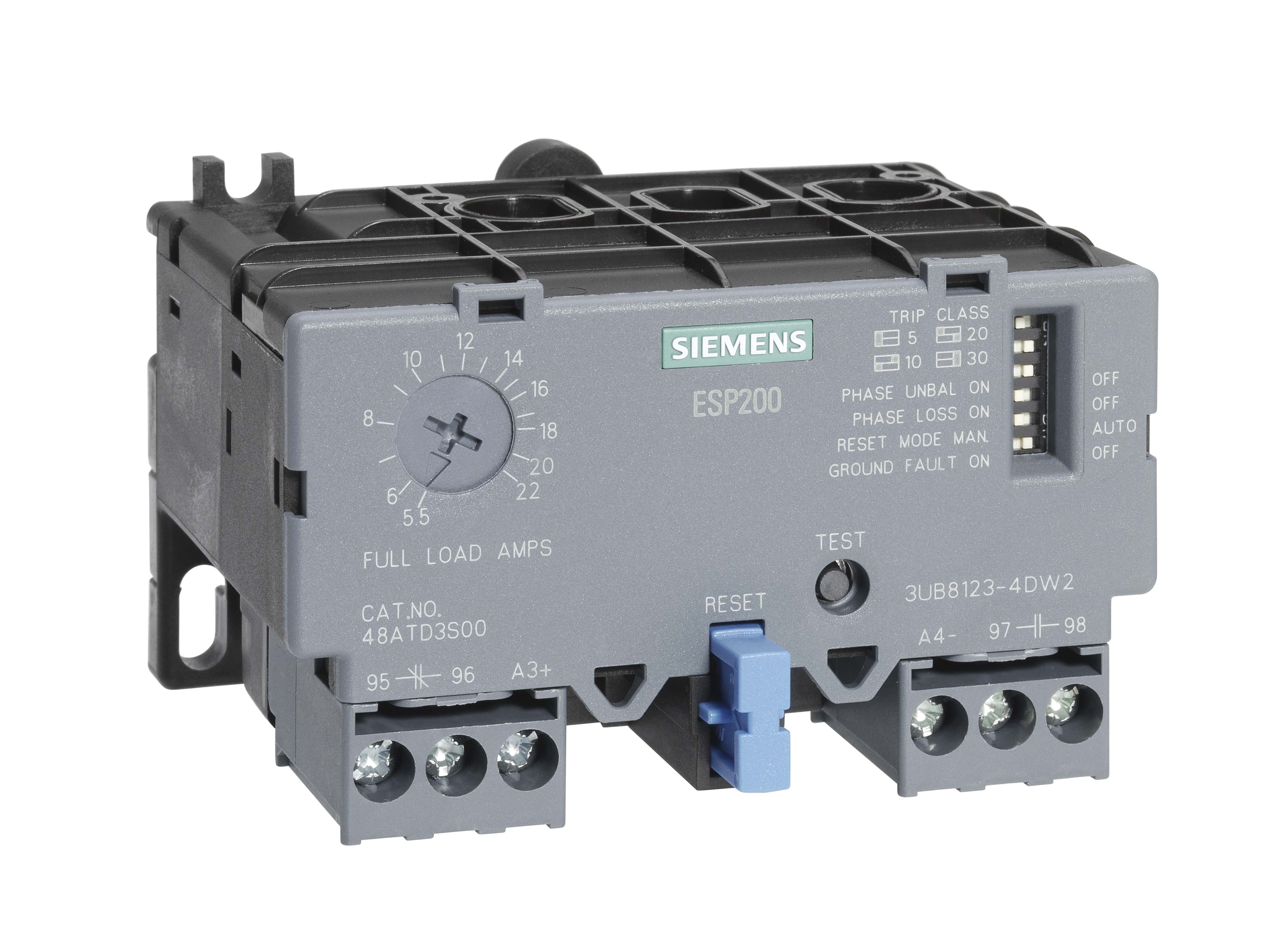 Siemens Controls 3UB81234DW2 3UB81234DW2: Siemens Controls Overload Relay,5.5-22Amps,3Ph,ESP200 https://gesrepair.com/wp-content/uploads/2020/AB_Images/Siemens%20Controls_3UB81234DW2.jpg