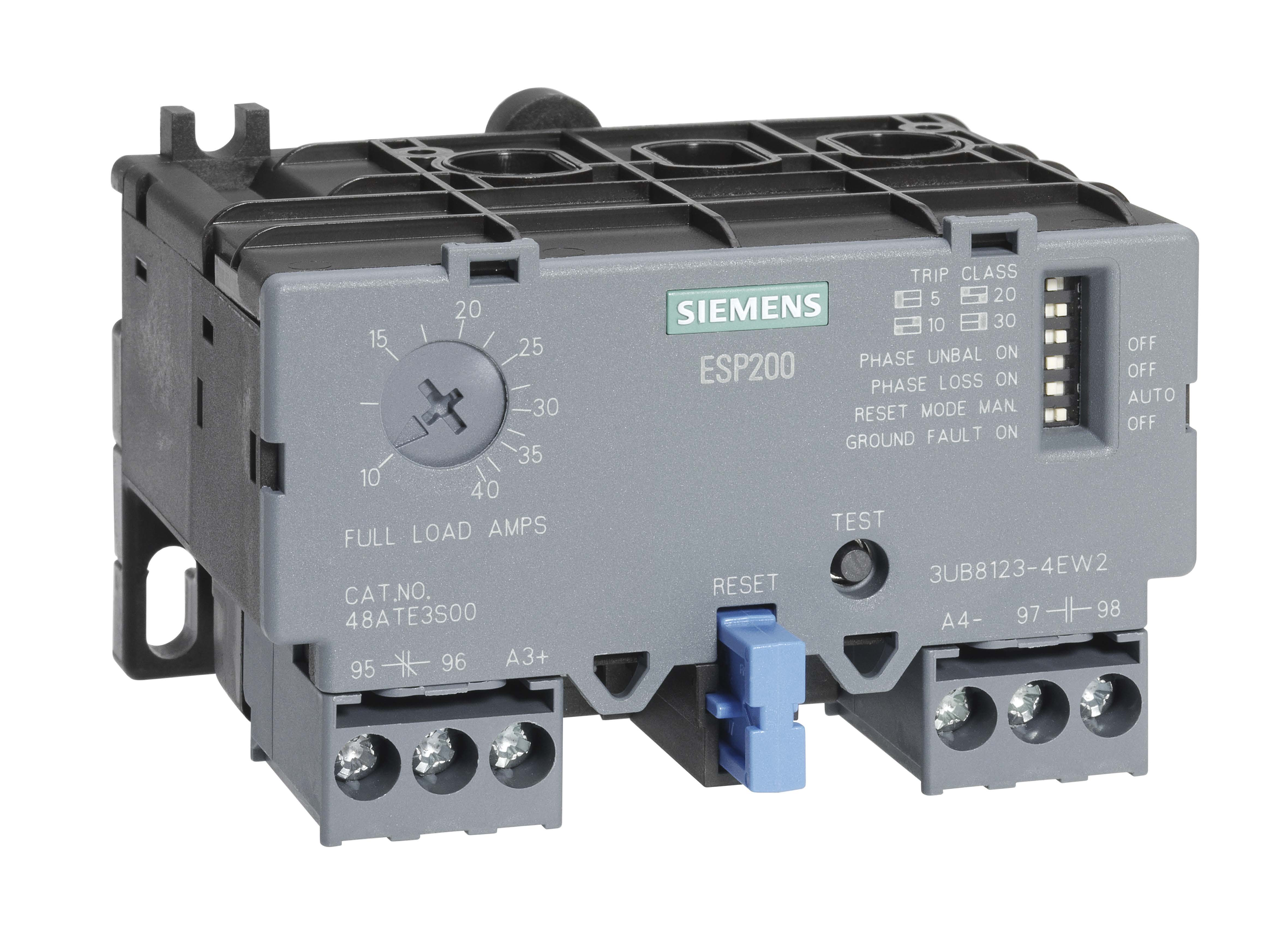 Siemens Controls 3UB81234EW2 3UB81234EW2: Siemens Controls Overload Relay,10-40Amps,3Ph,ESP200 https://gesrepair.com/wp-content/uploads/2020/AB_Images/Siemens%20Controls_3UB81234EW2.jpg