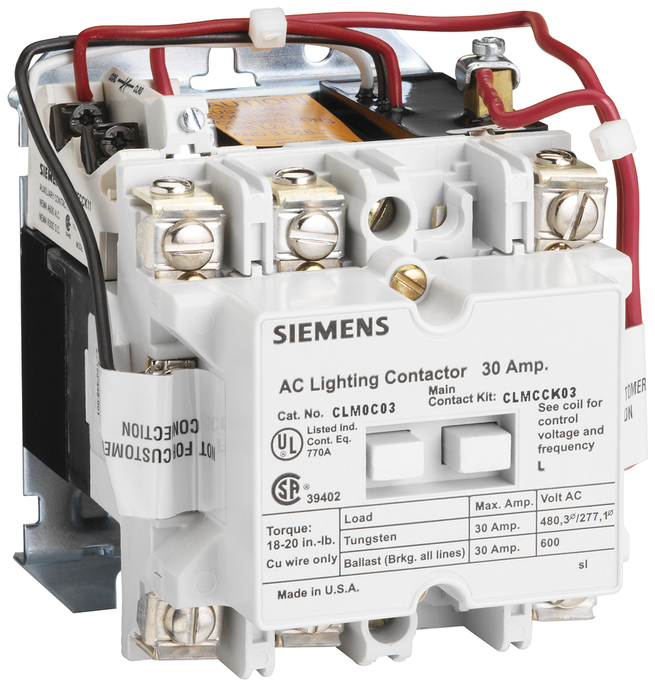 Siemens Controls CLM0C03120 CLM0C03120: Siemens Controls CONTACTOR LTG M-HELD,30A,3NO,OPN,120V, https://gesrepair.com/wp-content/uploads/2020/AB_Images/Siemens%20Controls_CLM0C03120.jpg