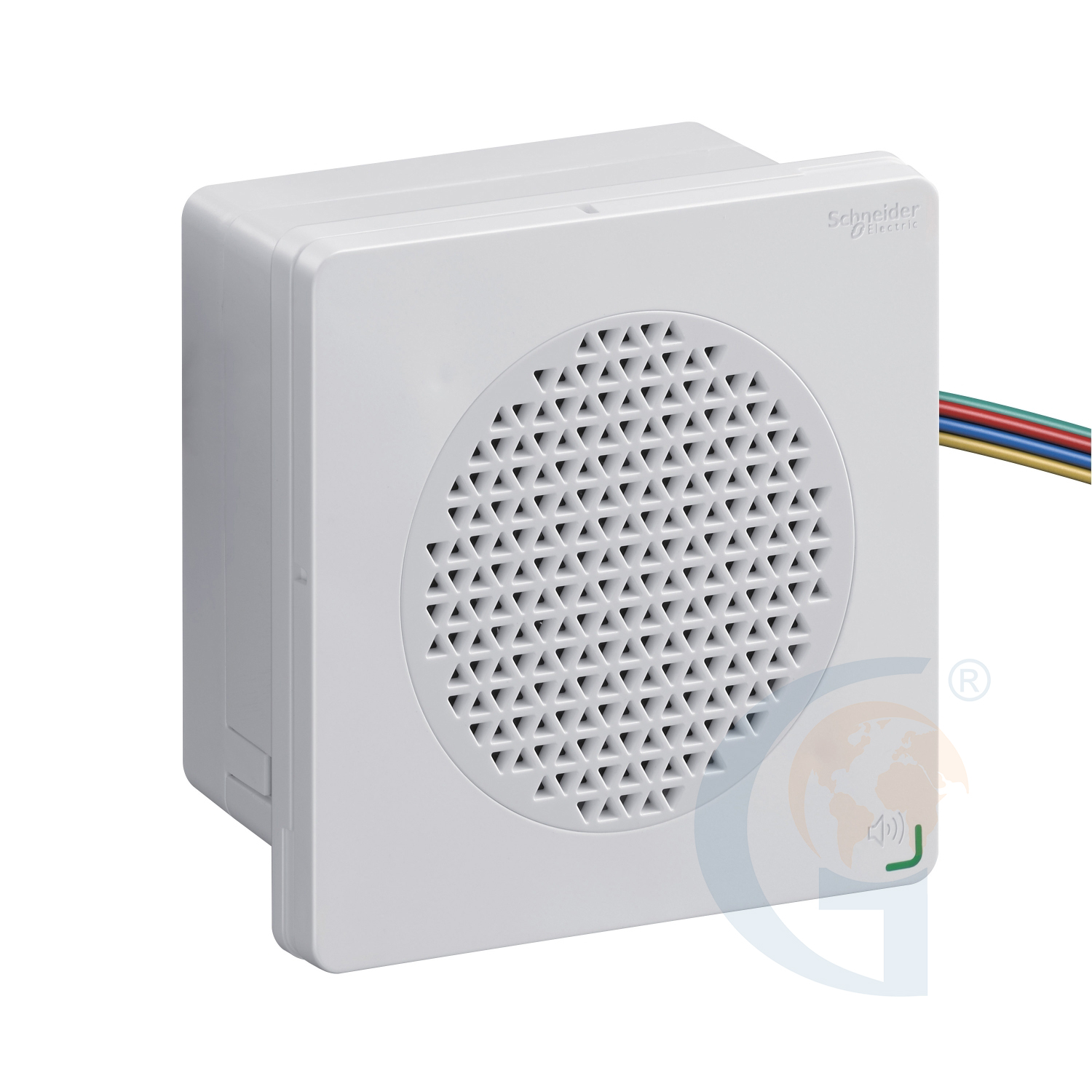 Schneider Electric XVSV9MWN Editable voice alarm, white, NPN, mounting support DIN 96, 100…230 V AC https://gesrepair.com/wp-content/uploads/2020/Schneider/Schneider_Electric_XVSV9MWN_.jpg