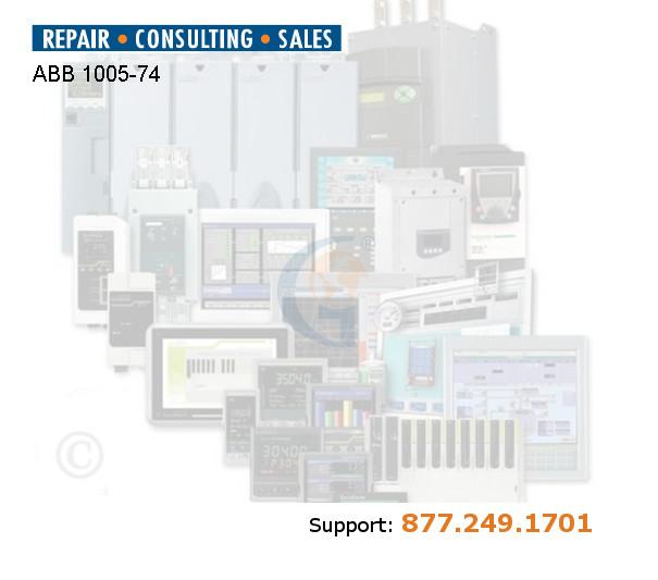 ABB 1005-74 ABB 1005-74 CIRCUIT CARD: Repair or Buy ABB 1005-74 https://gesrepair.com/wp-content/uploads/2021/missing-products/ABB_1005-74.jpg
