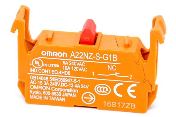 OMRON A22NZ-S-G1B Omron  Switch Contact Blocks / Switch Kits A22NZ-S-G1B Repair Service and Sales https://gesrepair.com/wp-content/uploads/2021/september/omron/A22NZ-S-G1B.jpg