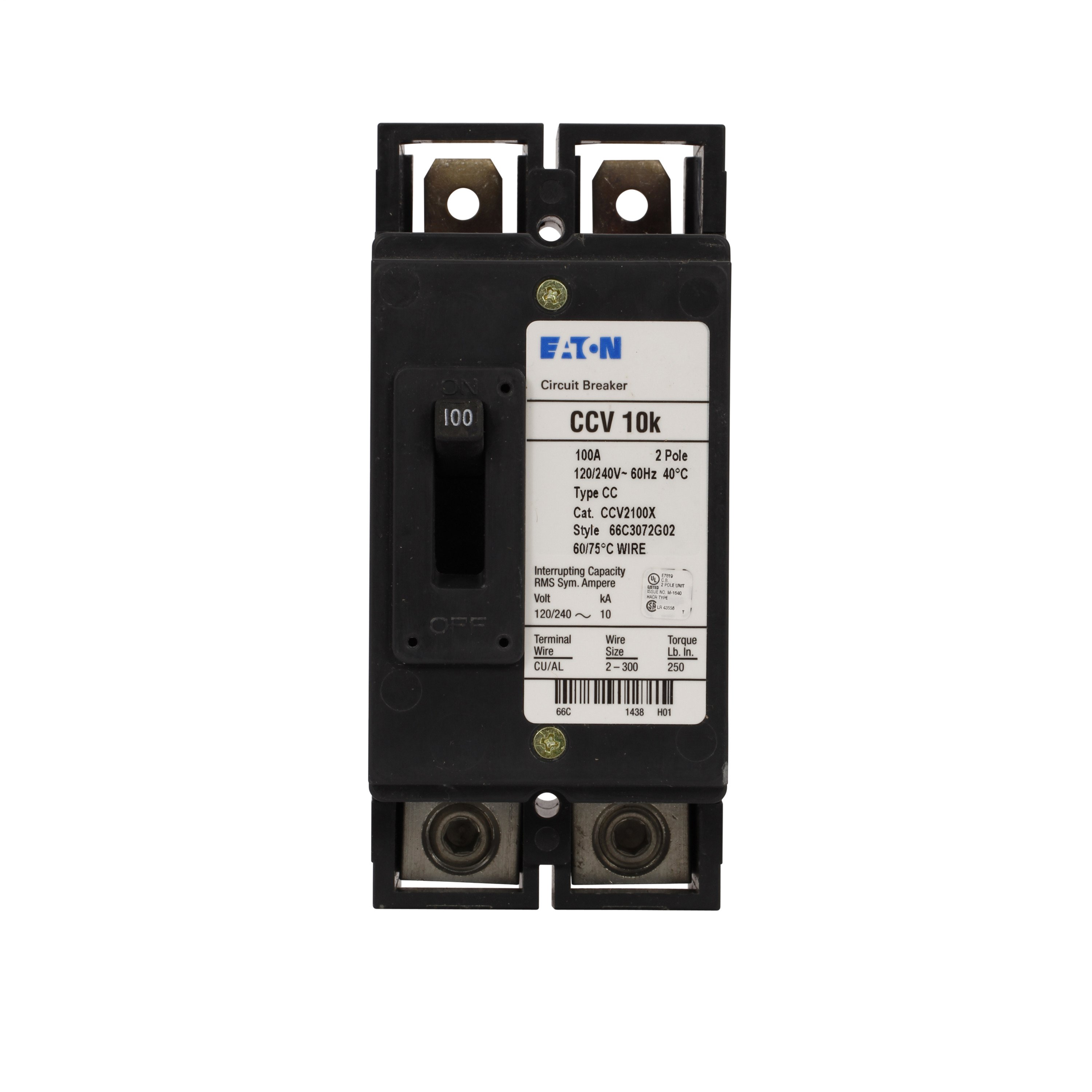 Eaton CCV2090 Eaton | Cutler Hammer CCV2090  Circuit Breakers Main Breakers – 2 Pole https://gesrepair.com/wp-content/uploads/2022/Eaton/Images/Eaton_CCV2090_Circuit_Breakers.jpg
