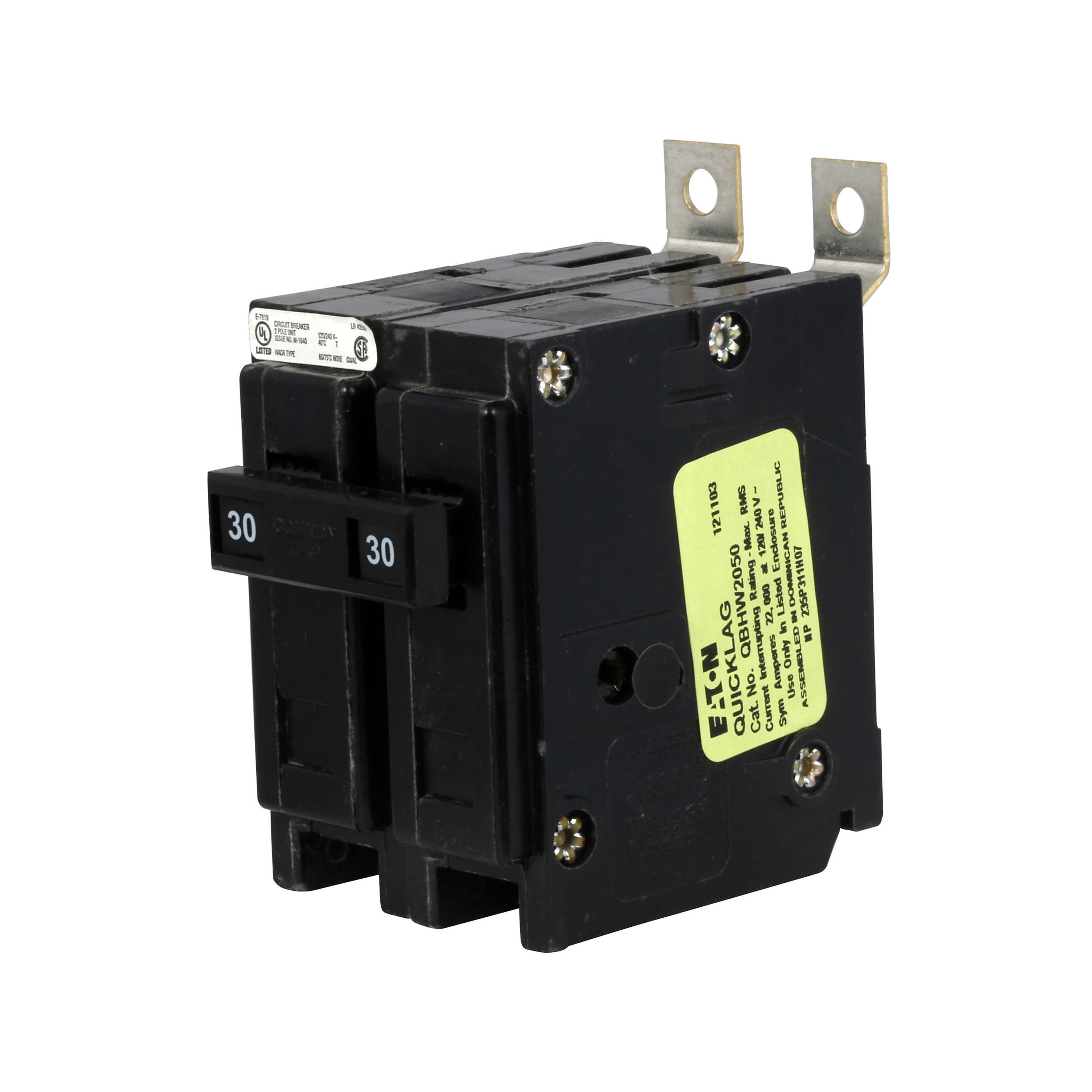 Eaton QBHW2030F Eaton | Cutler Hammer QBHW2030F  Circuit Breakers Bolt-on Breakers – 2-Pole – 120 240VAC https://gesrepair.com/wp-content/uploads/2022/Eaton/Images/Eaton_QBHW2030F_Circuit_Breakers.jpg