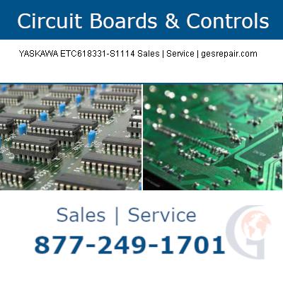 YASKAWA ETC618331-S1114 YASKAWA ETC618331-S1114 Industrial Circuit Boards Repair Maintenance and Troubleshooting Service —  Replacement Parts Sales https://gesrepair.com/wp-content/uploads/2022/circuit_board_repair_service_replace_parts/YASKAWA_ETC618331-S1114_repair_service_part_replacement_troubleshoot_electrical_maintenance_equipment.jpg