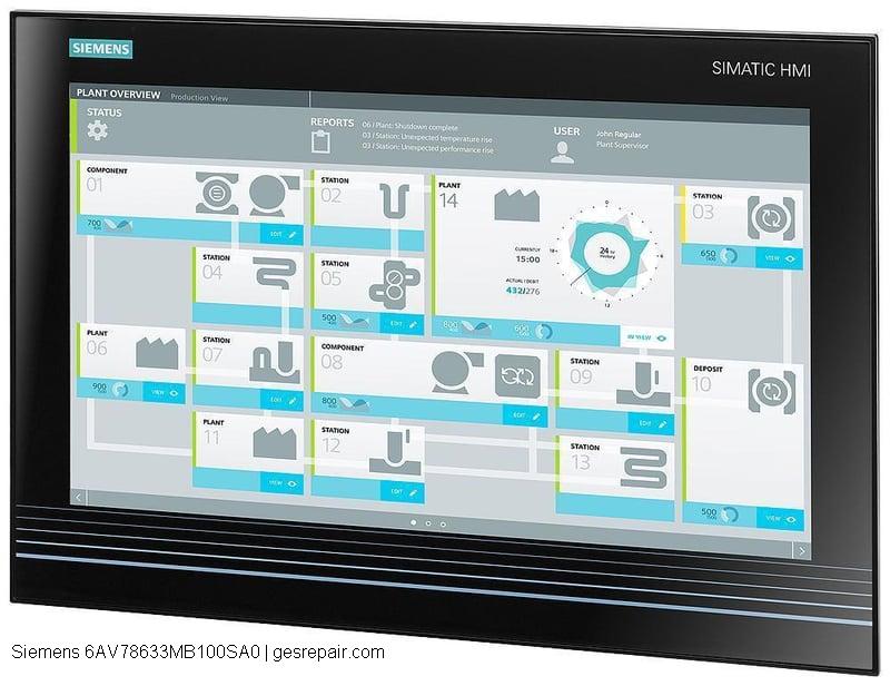 Siemens 6AV78633MB100SA0 Siemens SIMATIC 6AV78633MB100SA0 IFP1900 TFT Flat Panel https://gesrepair.com/wp-content/uploads/2025/02/image/Siemens%206AV78633MB100SA0%20Industrial%20Monitors.JPG