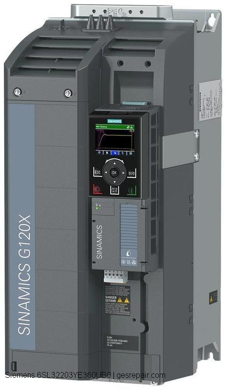 Siemens 6SL32203YE360UB0 Siemens SINAMICS 6SL32203YE360UB0 G120X 3-Phase Infrastructure Converter https://gesrepair.com/wp-content/uploads/2025/02/image/Siemens%206SL32203YE360UB0%20AC%20Drives.JPG