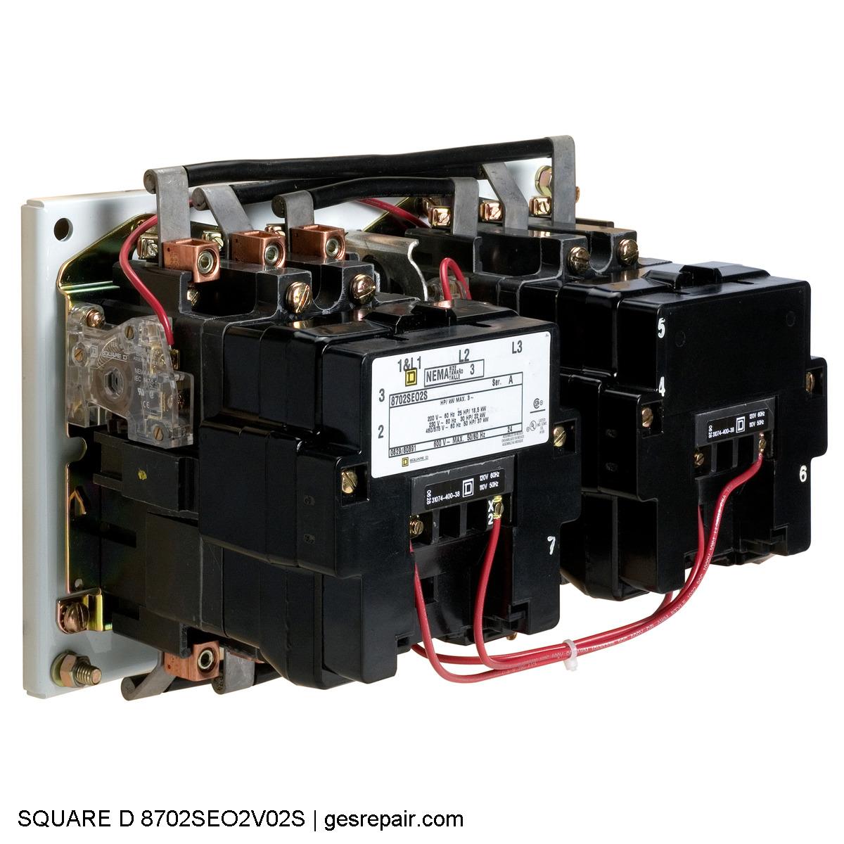 SQUARE D 8702SEO2V02S SQUARE D 8702SEO2V02S Contactors https://gesrepair.com/wp-content/uploads/2025/05/SQUARE_D_8702SEO2V02S_Contactors.JPG