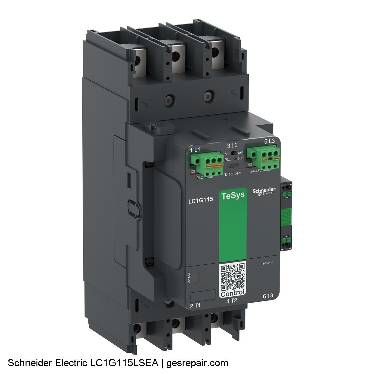 Schneider Electric LC1G115LSEA Schneider Electric LC1G115LSEA Contactors https://gesrepair.com/wp-content/uploads/2025/05/Schneider_Electric_LC1G115LSEA_Contactors.JPG