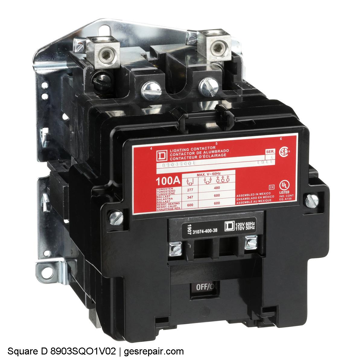 Square D 8903SQO1V02 Square D 8903SQO1V02 Contactors https://gesrepair.com/wp-content/uploads/2025/05/Square_D_8903SQO1V02_Contactors.JPG