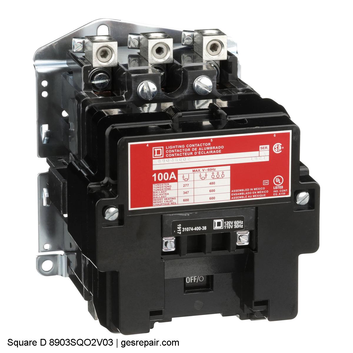 Square D 8903SQO2V03 Square D 8903SQO2V03 Contactors https://gesrepair.com/wp-content/uploads/2025/05/Square_D_8903SQO2V03_Contactors.JPG