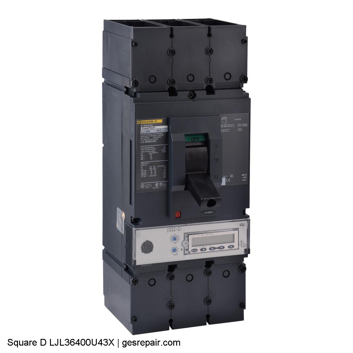 Square D LJL36400U43X Square D  Circuit Breakers  LJL36400U43X Circuit breaker https://gesrepair.com/wp-content/uploads/2025/05/Square_D_LJL36400U43X_Circuit_Breakers.JPG