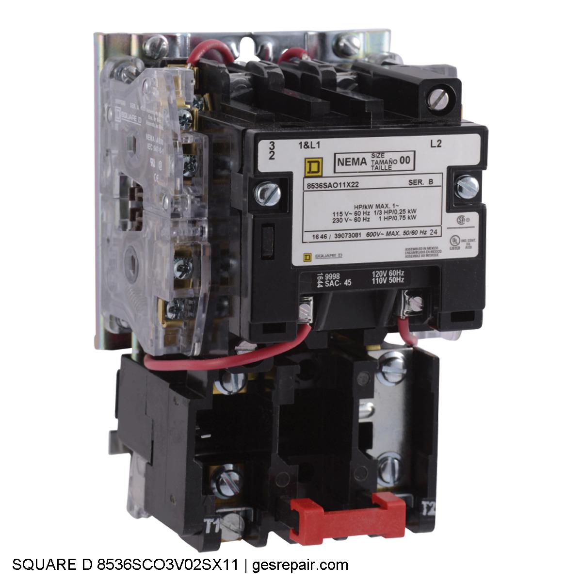 SQUARE D 8536SCO3V02SX11 SQUARE D 8536SCO3V02SX11  Motor Starter Controls https://gesrepair.com/wp-content/uploads/2025/06/Image/SQUARE_D_8536SCO3V02SX11_Motor_Starter_Controls.JPG