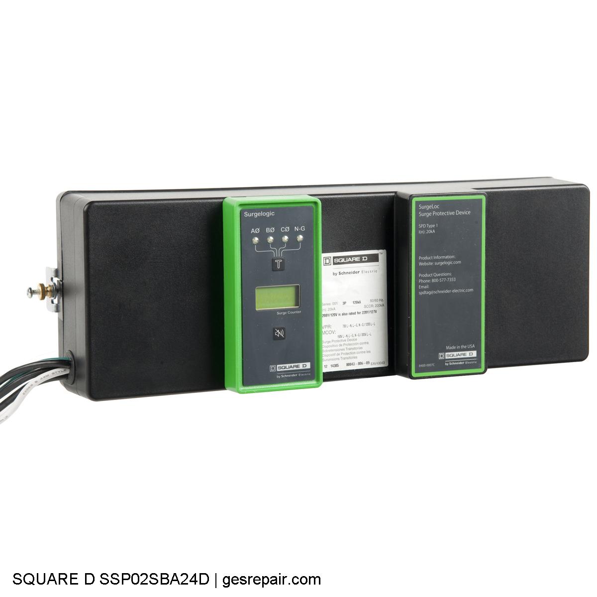 SQUARE D SSP02SBA24D SQUARE D SSP02SBA24D  Surge Arrestors https://gesrepair.com/wp-content/uploads/2025/06/Image/SQUARE_D_SSP02SBA24D_Surge_Arrestors.JPG