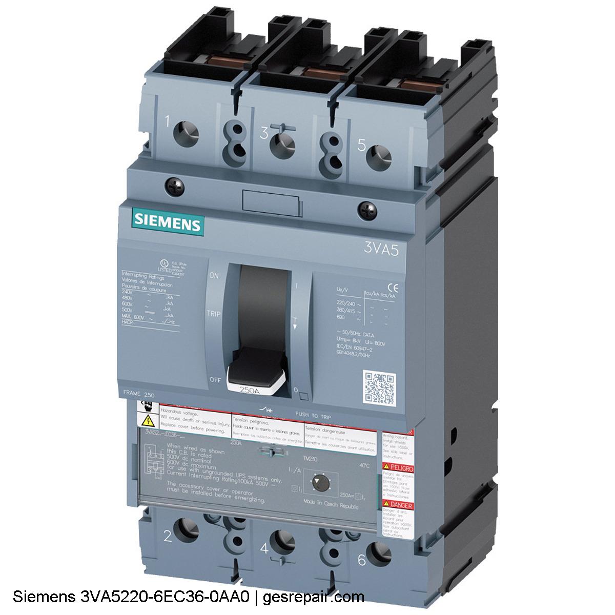 Siemens 3VA5220-6EC36-0AA0 Siemens 3VA5220-6EC36-0AA0  OEZ-LK1496-ST250 https://gesrepair.com/wp-content/uploads/2025/06/Image/Siemens_3VA5220-6EC36-0AA0_OEZ-LK1496-ST250.JPG