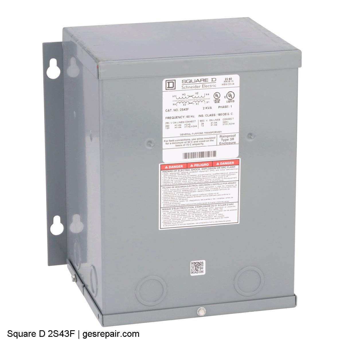 SQUARE D 2S43F SQUARE D 2S43F  Buck Boost Transformers https://gesrepair.com/wp-content/uploads/2025/06/Image/Square_D_2S43F_Buck_Boost_Transformers.JPG