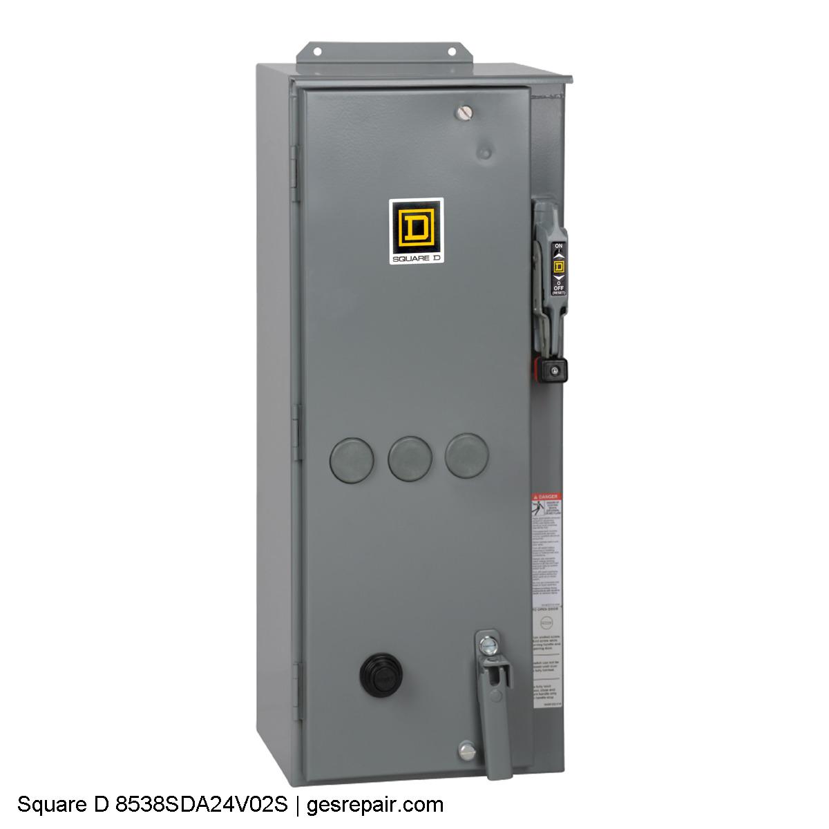 SQUARE D 8538SDA24V02S SQUARE D 8538SDA24V02S  Motor Starter Controls https://gesrepair.com/wp-content/uploads/2025/06/Image/Square_D_8538SDA24V02S_Motor_Starter_Controls.JPG