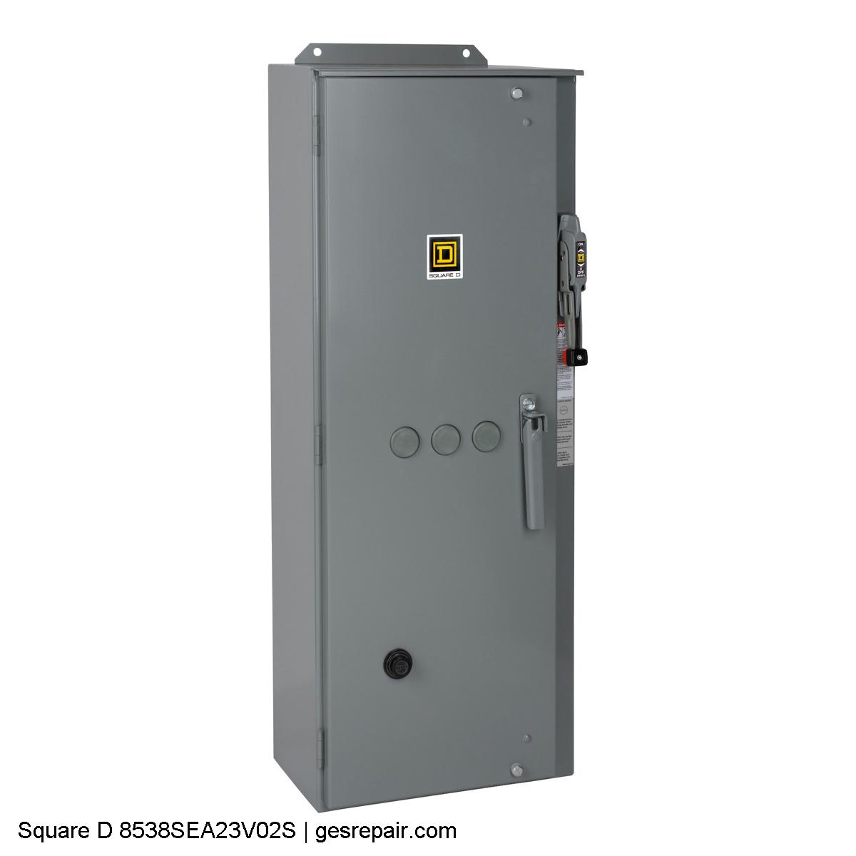 SQUARE D 8538SEA23V02S SQUARE D 8538SEA23V02S  Motor Starter Controls https://gesrepair.com/wp-content/uploads/2025/06/Image/Square_D_8538SEA23V02S_Motor_Starter_Controls.JPG