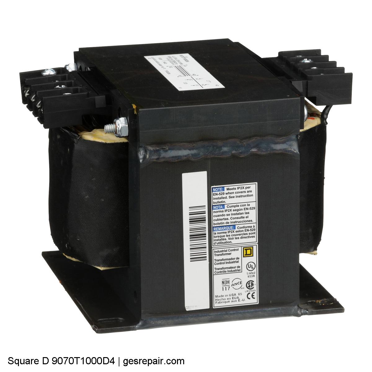 SQUARE D 9070T1000D4 SQUARE D 9070T1000D4  Control Transformers https://gesrepair.com/wp-content/uploads/2025/06/Image/Square_D_9070T1000D4_Control_Transformers.JPG