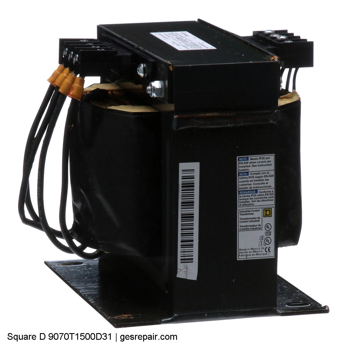 SQUARE D 9070T1500D31 SQUARE D 9070T1500D31  Control Transformers https://gesrepair.com/wp-content/uploads/2025/06/Image/Square_D_9070T1500D31_Control_Transformers.JPG