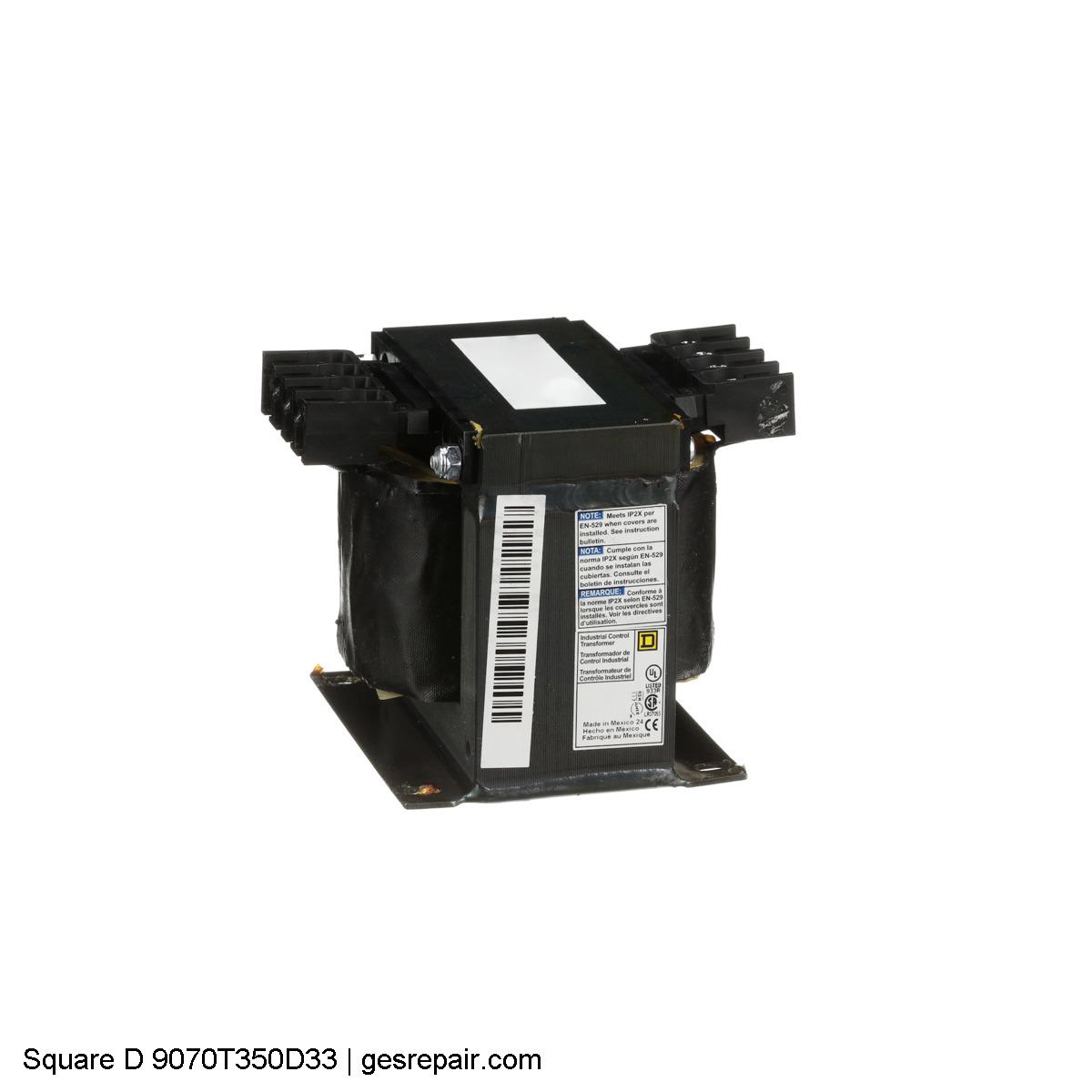 SQUARE D 9070T350D33 SQUARE D 9070T350D33  Control Transformers https://gesrepair.com/wp-content/uploads/2025/06/Image/Square_D_9070T350D33_Control_Transformers.JPG