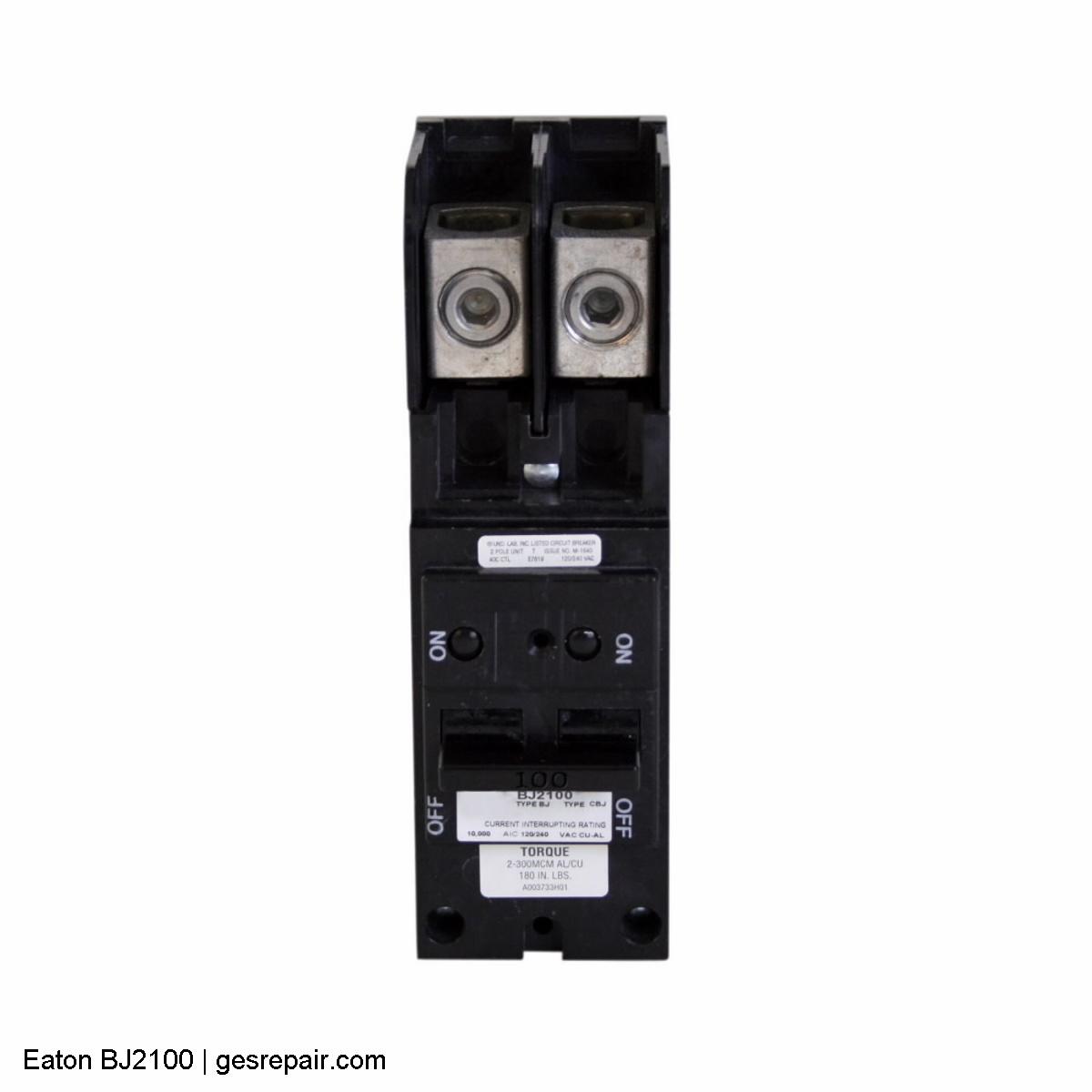 Eaton BJ2100 Eaton Part BJ2100 Circuit Protection https://gesrepair.com/wp-content/uploads/2025/10/images/Eaton_Part_BJ2100_Circuit_Protection.jpg