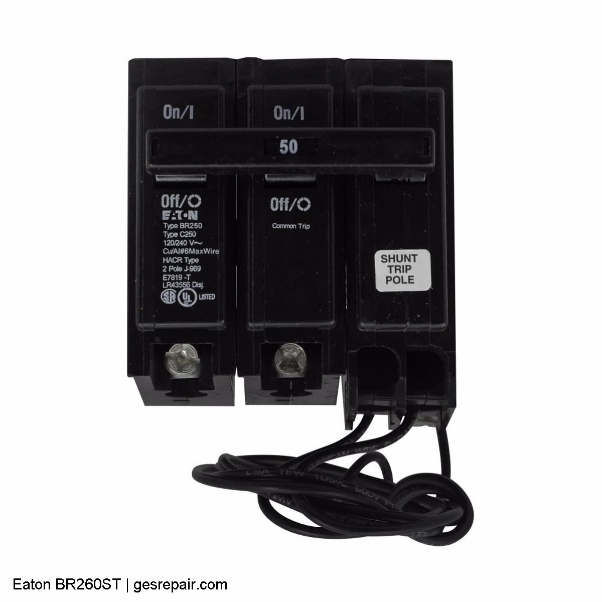 Eaton BR260ST Eaton Part BR260ST Circuit Protection https://gesrepair.com/wp-content/uploads/2025/10/images/Eaton_Part_BR260ST_Circuit_Protection.jpg