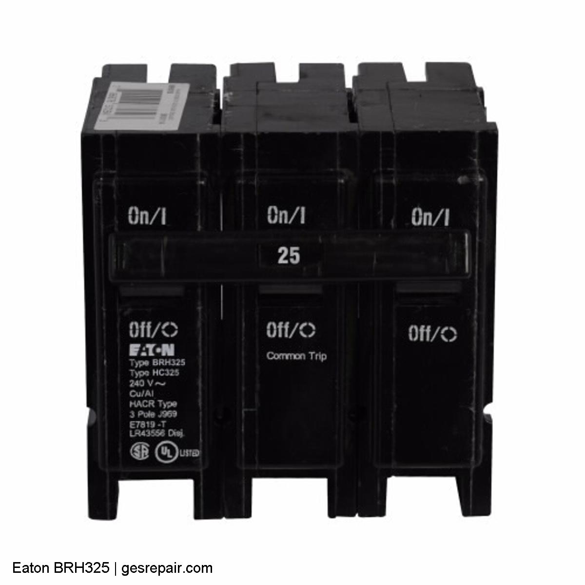 Eaton BRH325 Eaton Part BRH325 Circuit Protection https://gesrepair.com/wp-content/uploads/2025/10/images/Eaton_Part_BRH325_Circuit_Protection.jpg