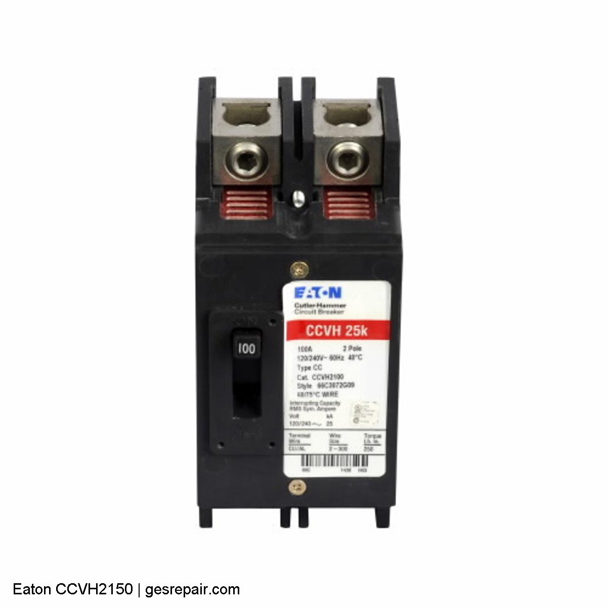 Eaton CCVH2150 Eaton Part CCVH2150 Circuit Protection https://gesrepair.com/wp-content/uploads/2025/10/images/Eaton_Part_CCVH2150_Circuit_Protection.jpg