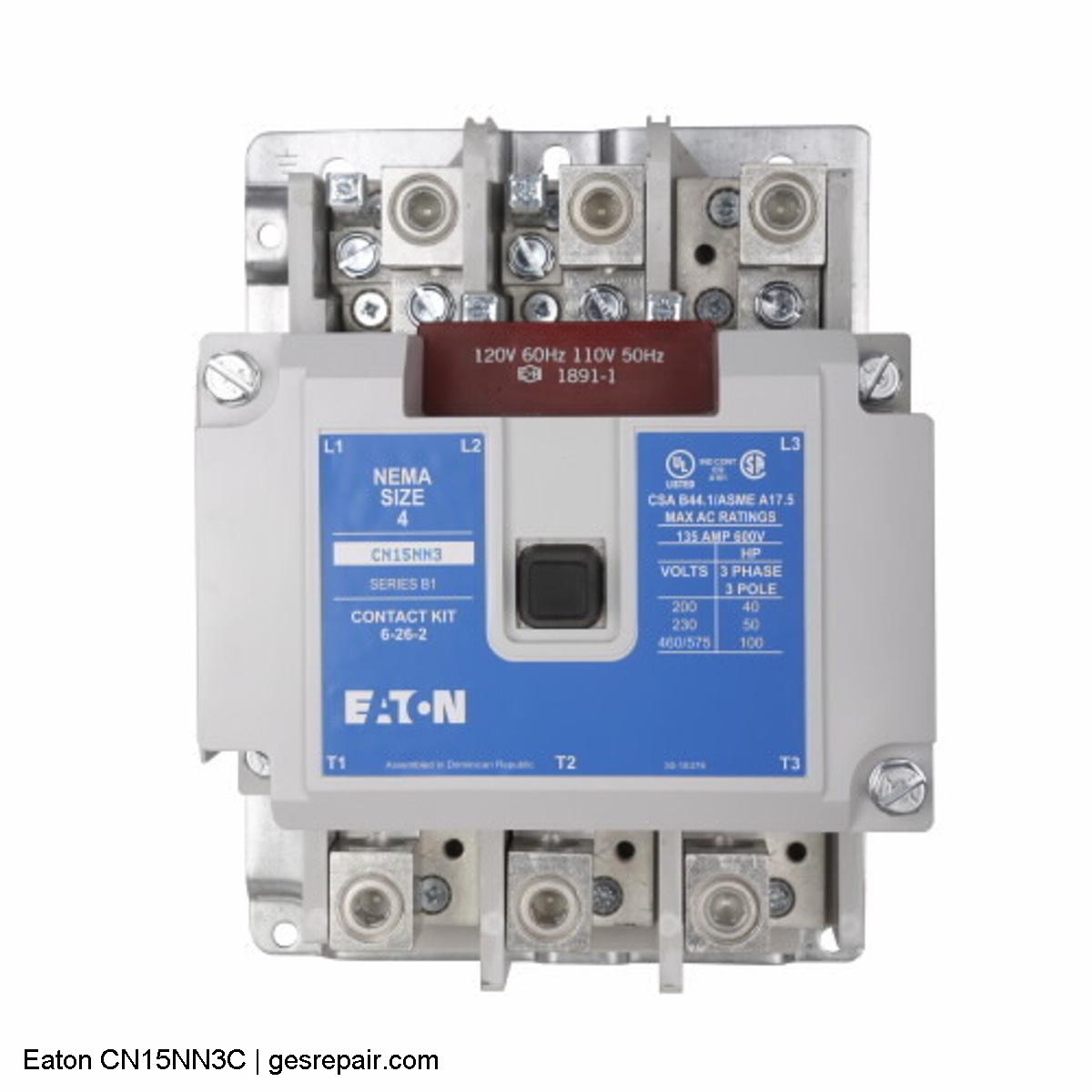 Eaton CN15NN3C Eaton Part CN15NN3C Electrical Controls https://gesrepair.com/wp-content/uploads/2025/10/images/Eaton_Part_CN15NN3C_Electrical_Controls.jpg