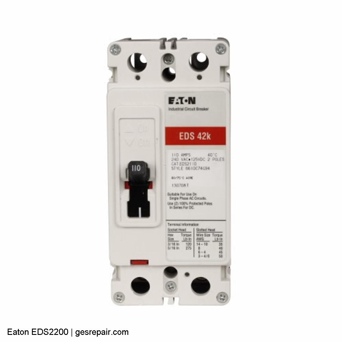 Eaton EDS2200 Eaton Part EDS2200 Circuit Protection https://gesrepair.com/wp-content/uploads/2025/10/images/Eaton_Part_EDS2200_Circuit_Protection.jpg