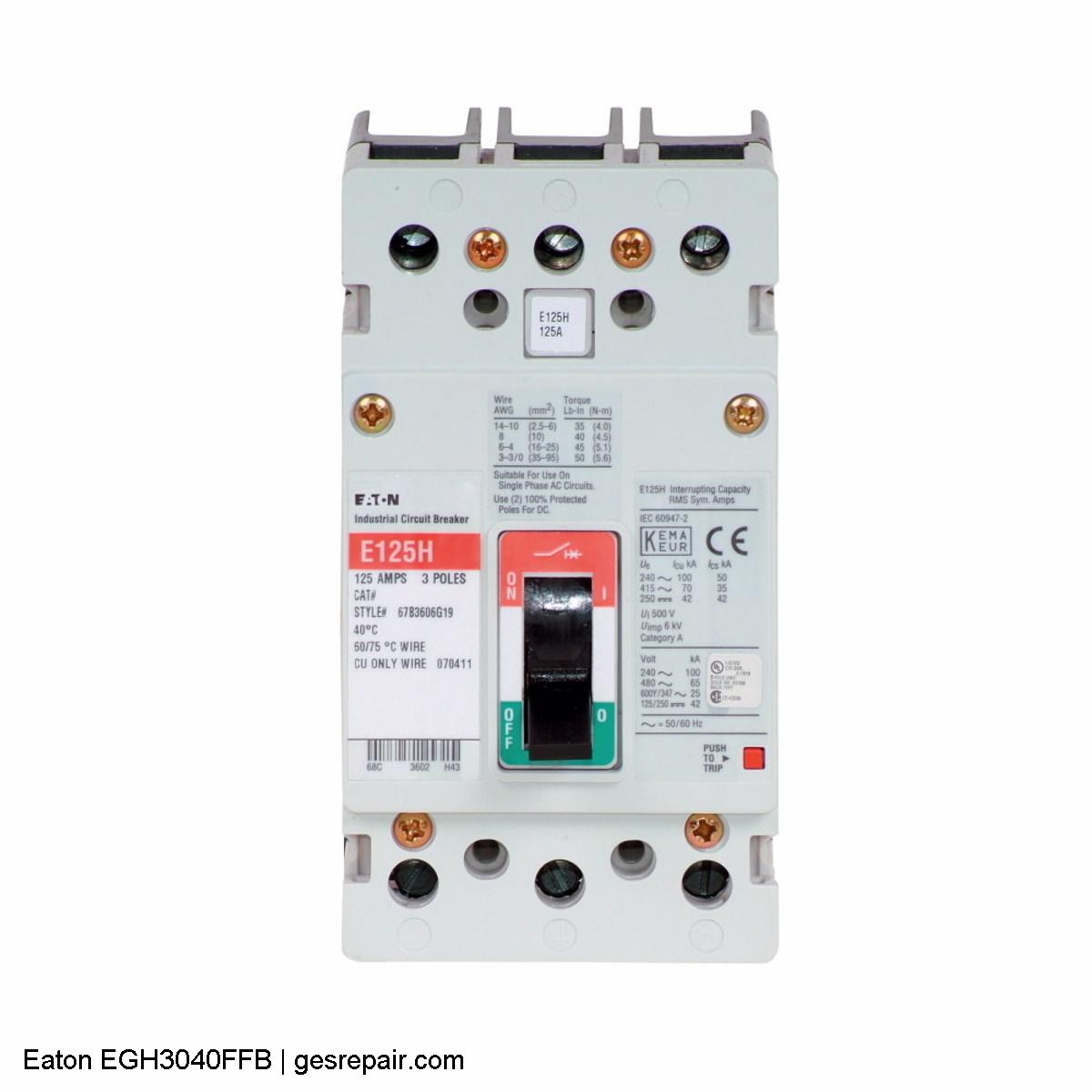 Eaton EGH3040FFB Eaton Part EGH3040FFB Circuit Protection https://gesrepair.com/wp-content/uploads/2025/10/images/Eaton_Part_EGH3040FFB_Circuit_Protection.jpg