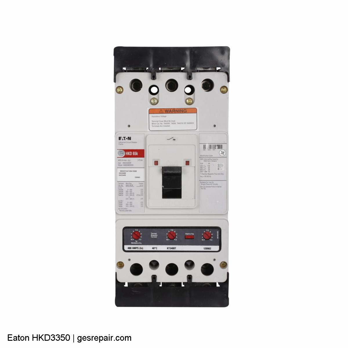 Eaton HKD3350 Eaton Part HKD3350 Circuit Protection https://gesrepair.com/wp-content/uploads/2025/10/images/Eaton_Part_HKD3350_Circuit_Protection.jpg