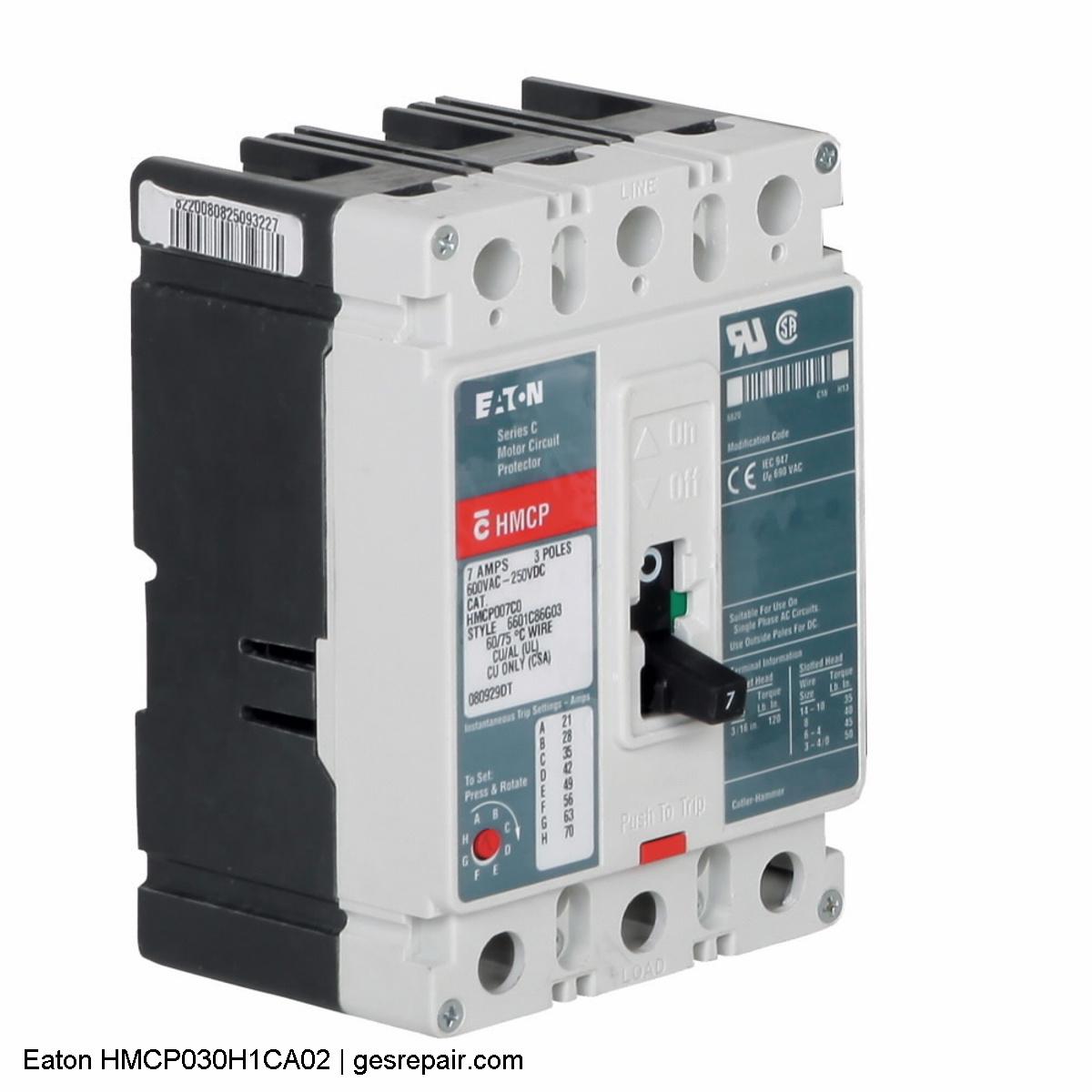 Eaton HMCP030H1CA02 Eaton Part HMCP030H1CA02 Circuit Protection https://gesrepair.com/wp-content/uploads/2025/10/images/Eaton_Part_HMCP030H1CA02_Circuit_Protection.jpg