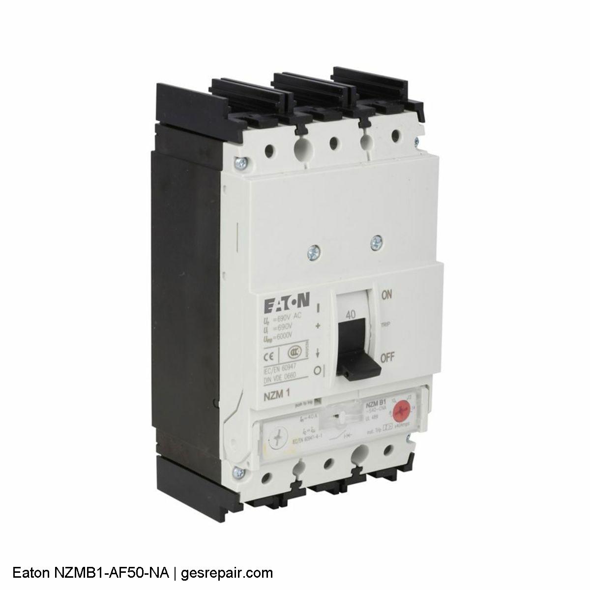 Eaton NZMB1-AF50-NA Eaton Part NZMB1-AF50-NA Circuit Protection https://gesrepair.com/wp-content/uploads/2025/10/images/Eaton_Part_NZMB1-AF50-NA_Circuit_Protection.jpg