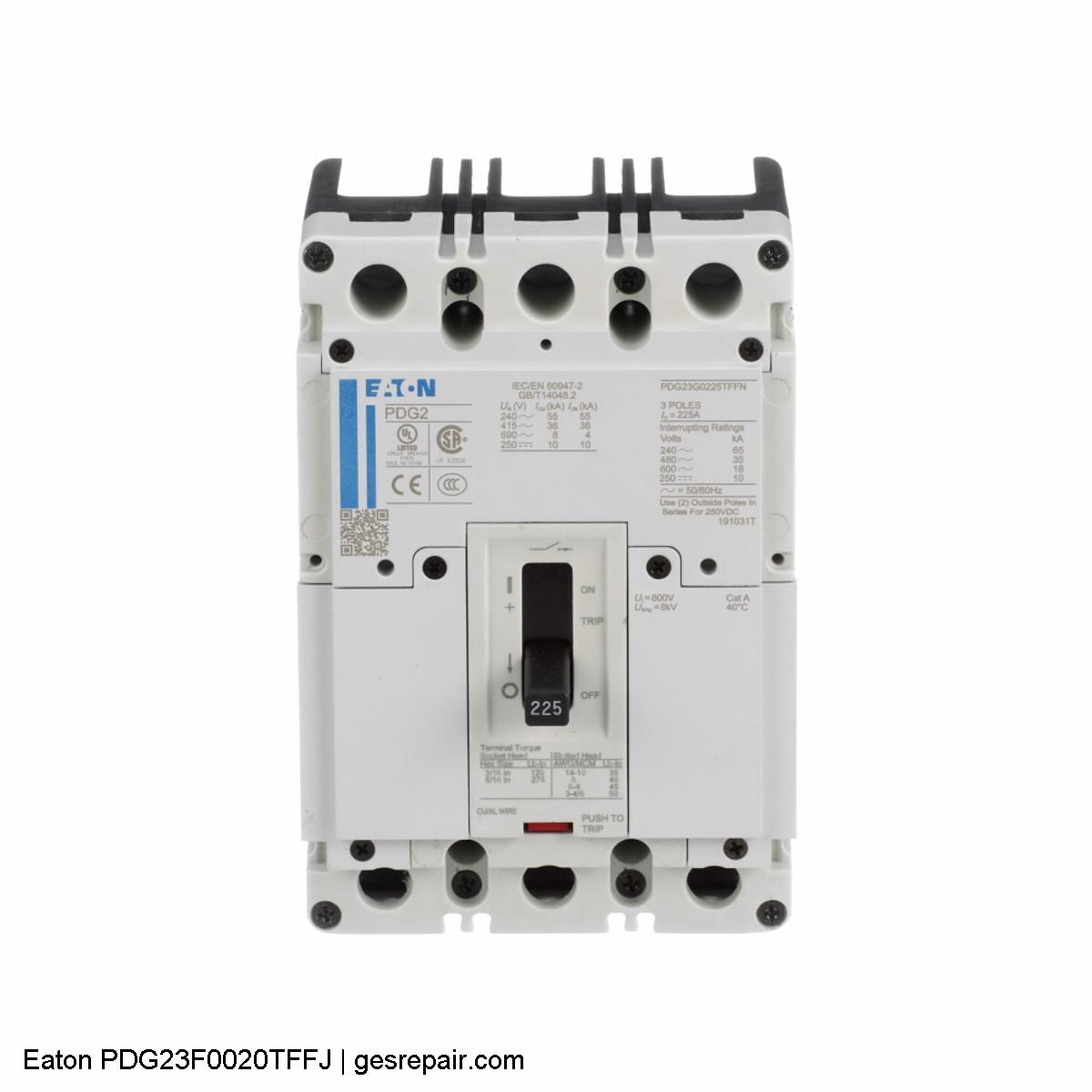 Eaton PDG23F0020TFFJ Eaton Part PDG23F0020TFFJ Circuit Protection https://gesrepair.com/wp-content/uploads/2025/10/images/Eaton_Part_PDG23F0020TFFJ_Circuit_Protection.jpg