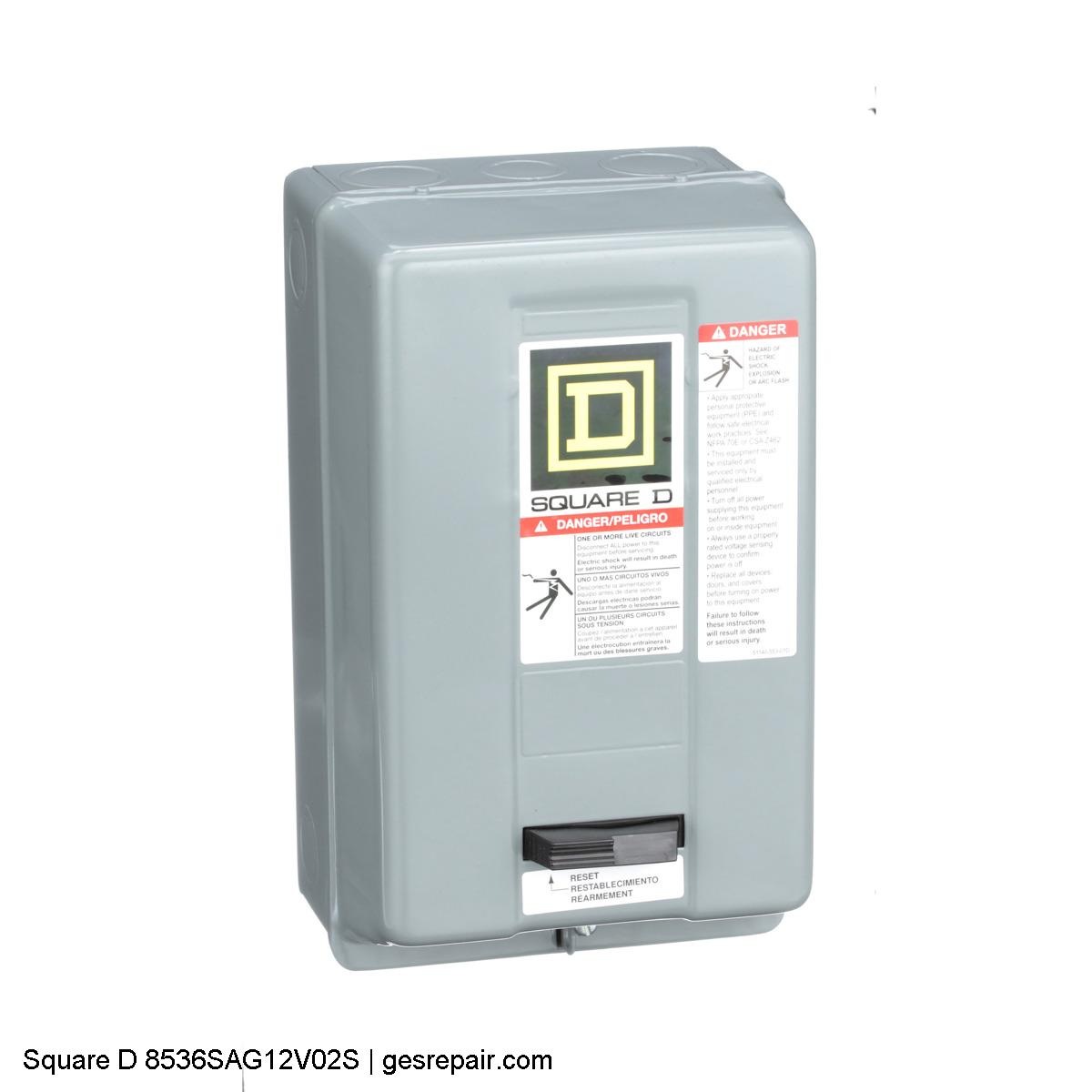 Square D 8536SAG12V02S Square D Part 8536SAG12V02S Motor Control https://gesrepair.com/wp-content/uploads/2025/10/images/Square_D_Part_8536SAG12V02S_Motor_Control.jpg