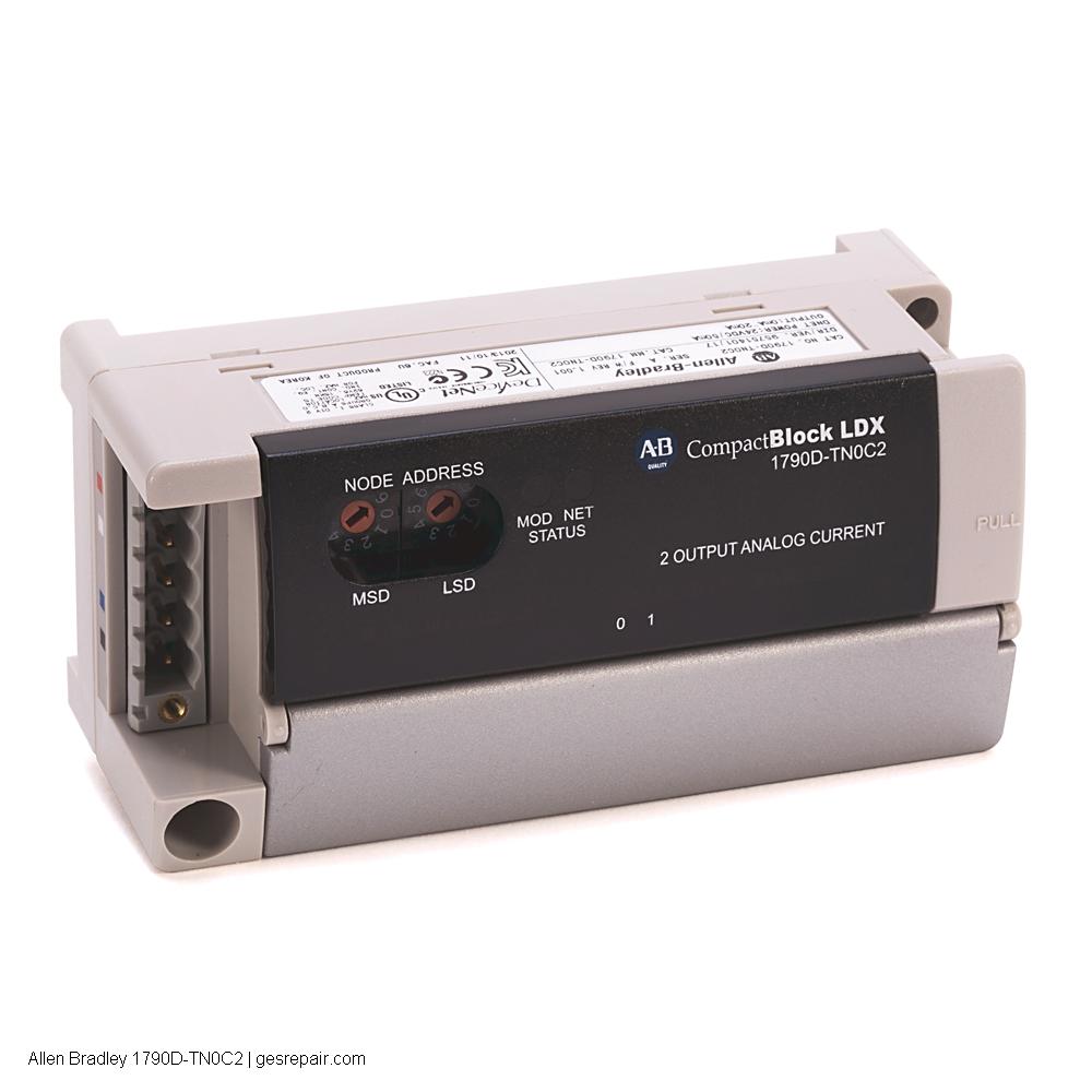 Allen Bradley 1790D-TN0C2 Allen Bradley 1790D-TN0C2 Compactblock LDX Base Block Analog Current Output Module