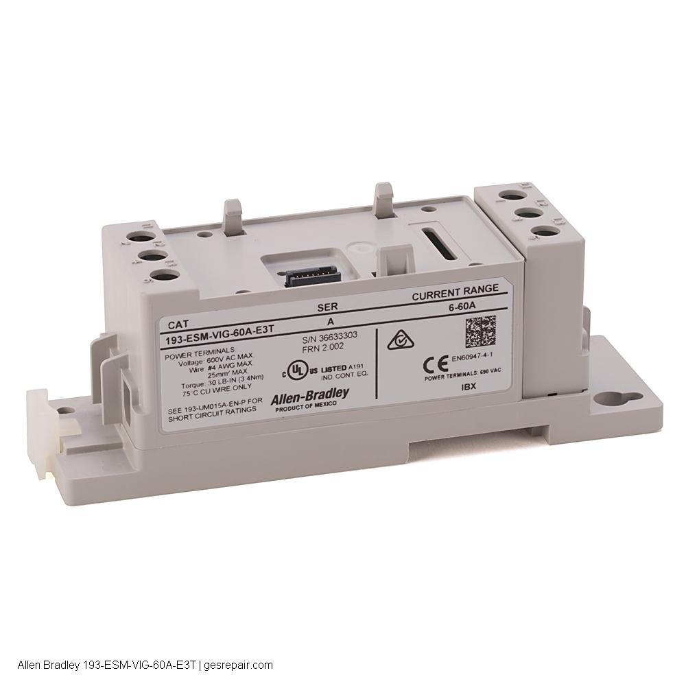 Allen Bradley 193-ESM-VIG-60A-E3T Allen Bradley 193-ESM-VIG-60A-E3T E300/E200 6 https://gesrepair.com/wp-content/uploads/2026/01/Allen%20Bradley_193-ESM-VIG-60A-E3T.jpg