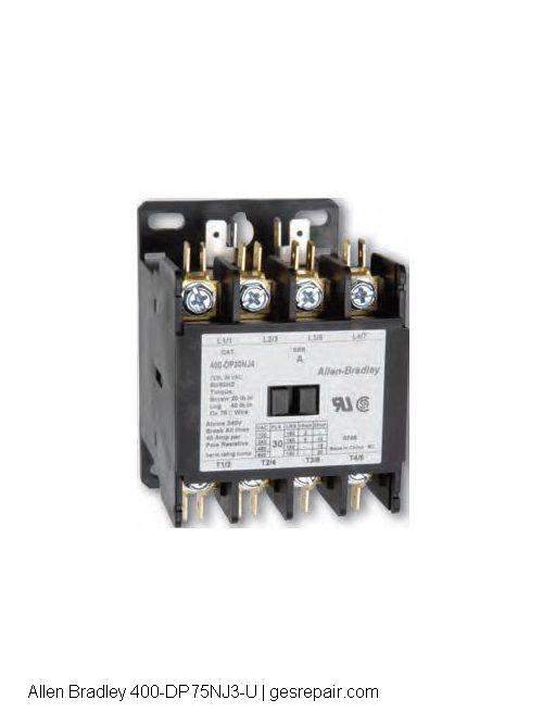 Allen Bradley 400-DP75NJ3-U Allen Bradley 400-DP75NJ3-U Contactor, 400 DP https://gesrepair.com/wp-content/uploads/2026/01/Allen%20Bradley_400-DP75NJ3-U.jpg