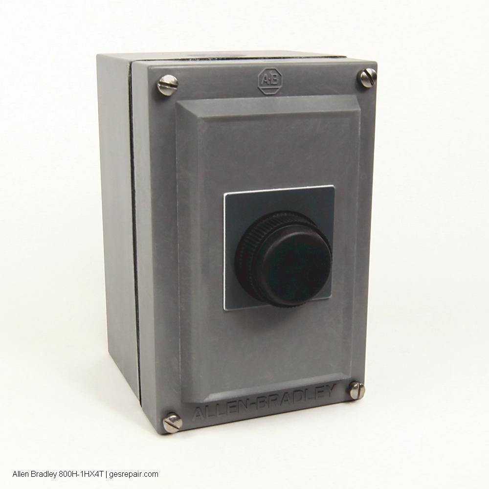 Allen Bradley 800H-1HX4T Allen-Bradley 800H-1HX4T 30 mm Push Button Station https://gesrepair.com/wp-content/uploads/2026/01/Allen%20Bradley_800H-1HX4T.jpg